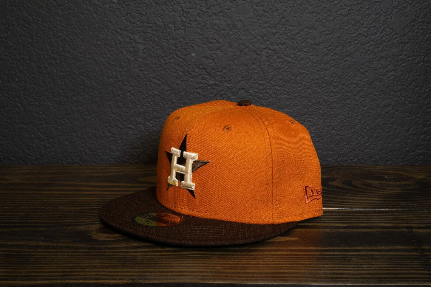 Crown Minded Houston Astros 60th Patch Fall Pack Campfire Size 7 5/8 Ships Fast