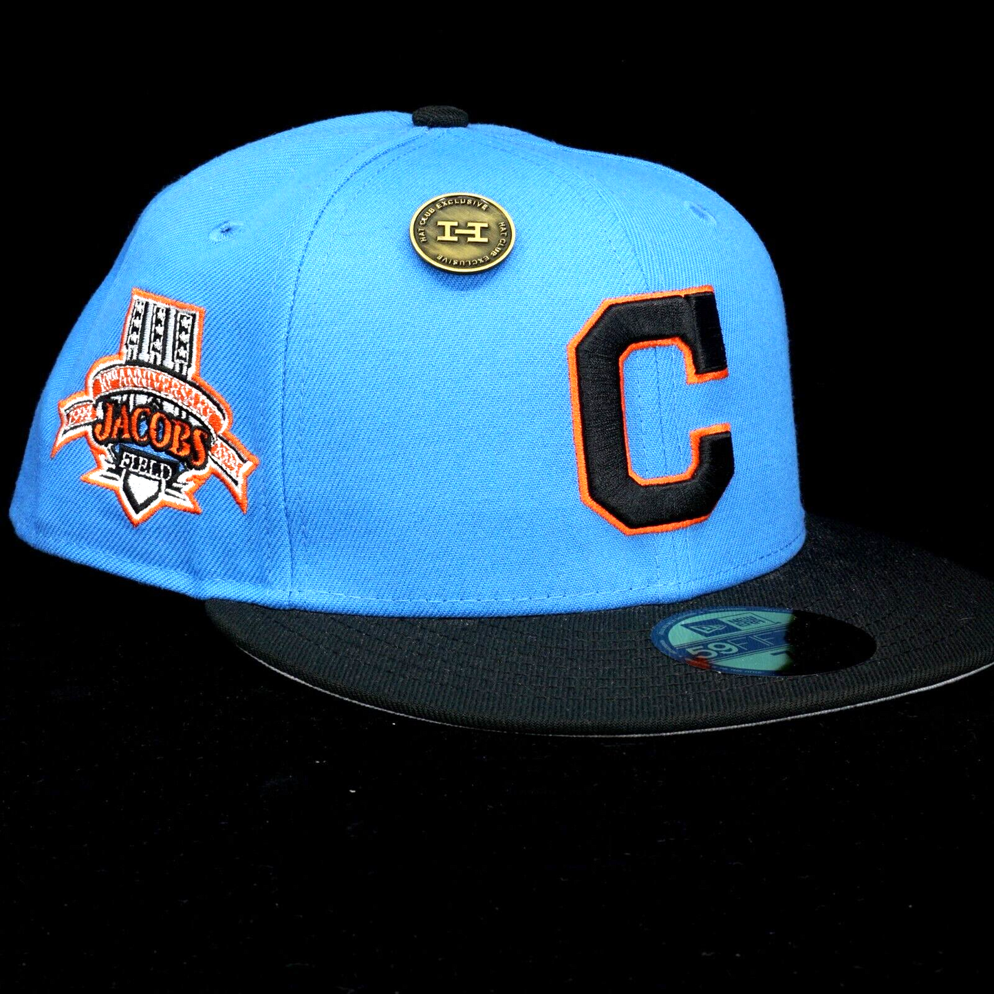 Hat Club Cleveland Indians Jacobs Field Patch 59FIFTY 7 5/8 Ships Fast 🚚💨