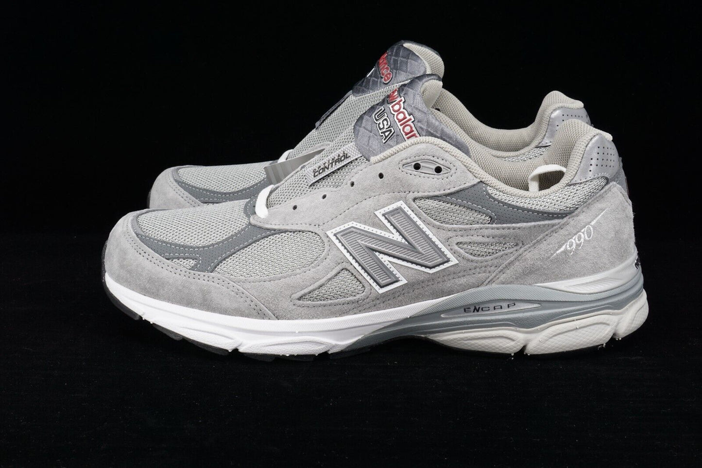 New Balance 990v3 Core Men's Shoes Grey/ White Size 12 M990GY3 Ships Fast 🚚💨