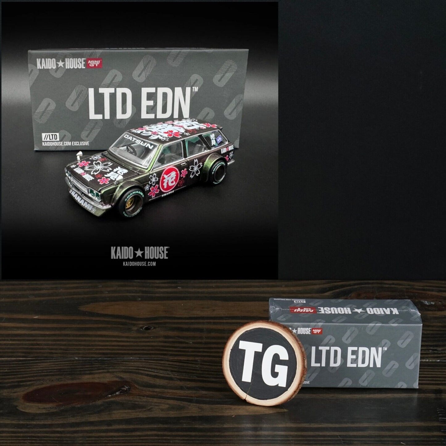 Kaido House Datsun 510 Wagon Hanami LTD EDN Mini GT Die Cast  ✅ Our Feedback