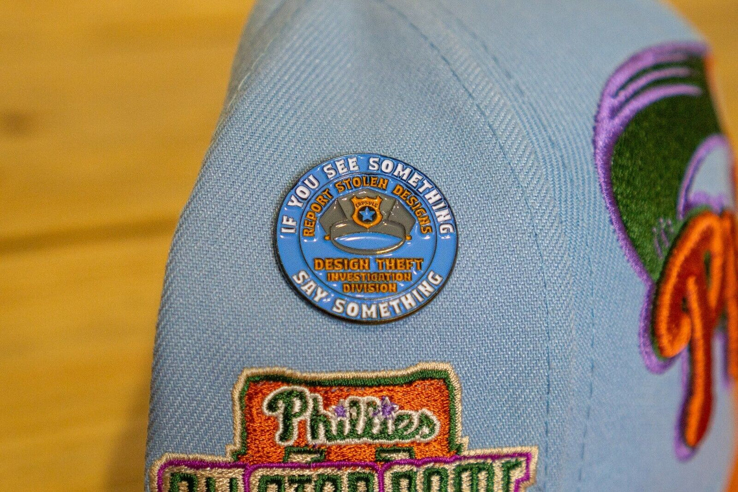 Phillies Capsule Fitted Hat 1996 ASG Anti-Theft Philadelphia 59fifty Size 7 1/8