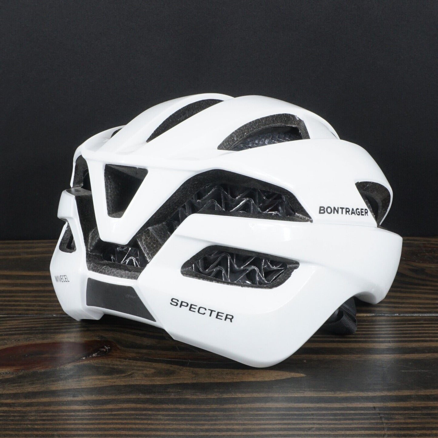 Women’s Bontrager Specter WaveCel Helmet Size Medium USA Trek Cycling White Used