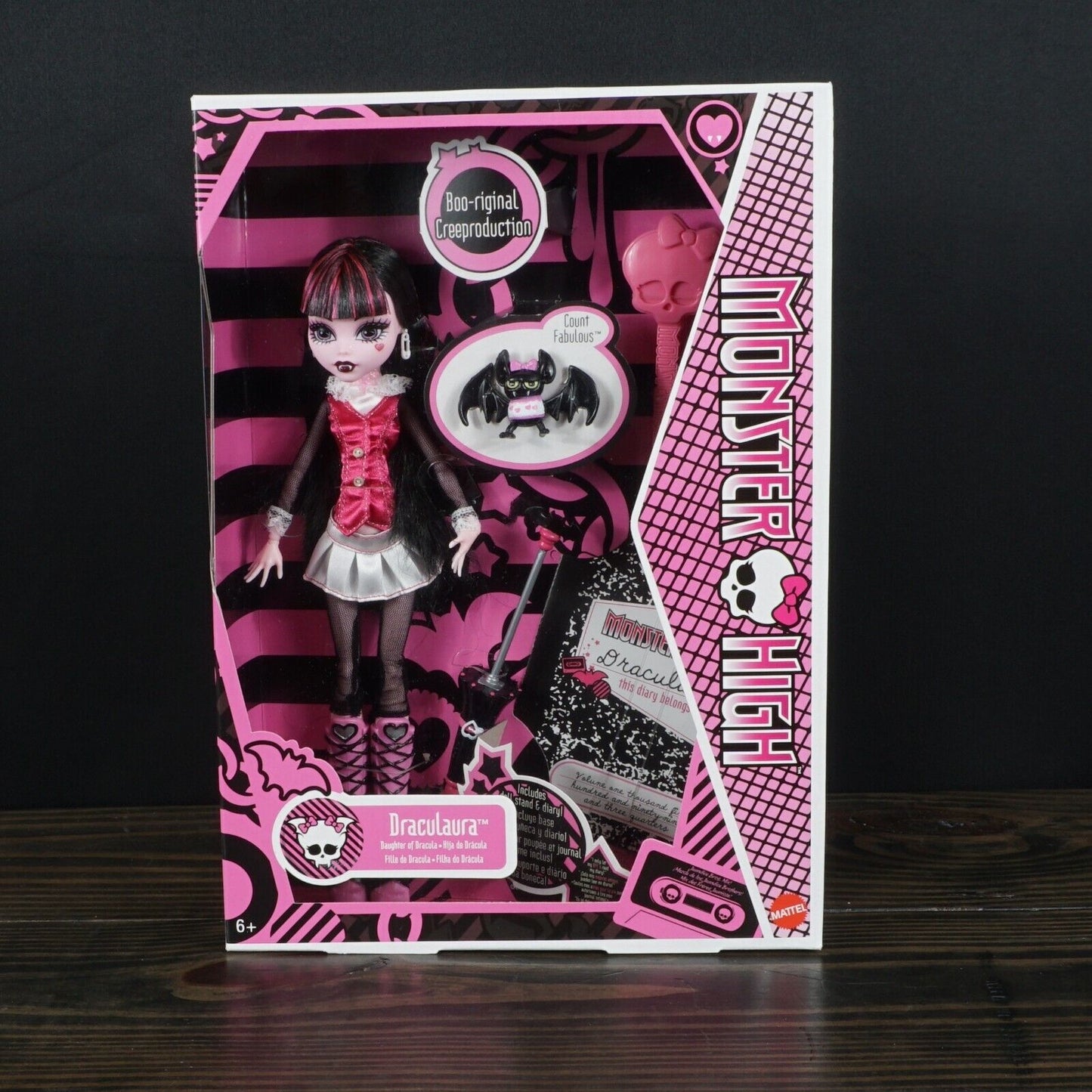 2024 Monster High Draculaura Boo-riginal Creeproduction Fashion Doll ✅ Trusted