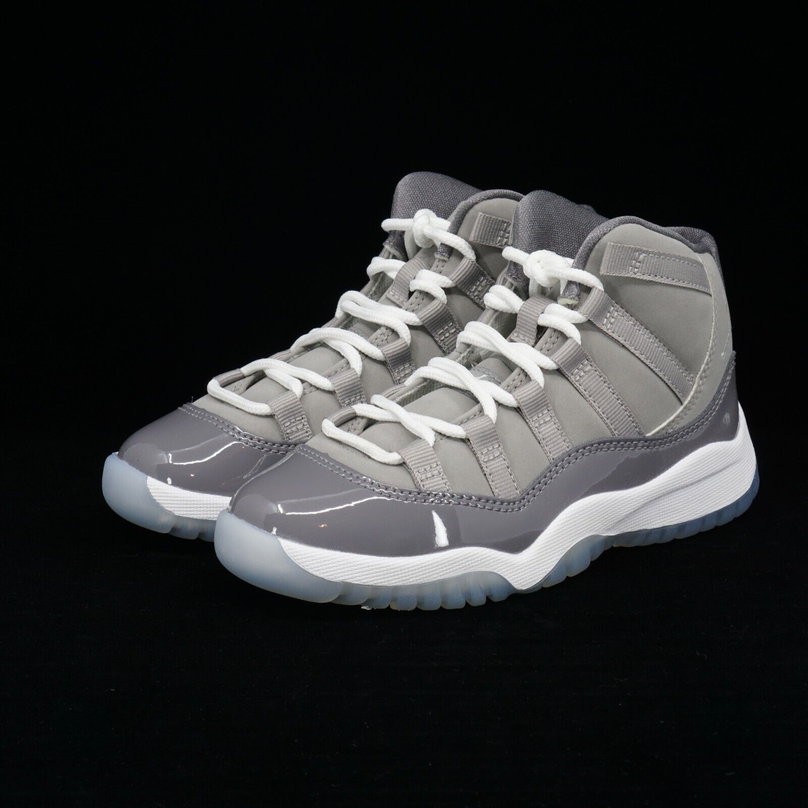 Jordan 11 Retro Cool Grey Pre School Size 12C Kids 378039-005 Basketball Shoes