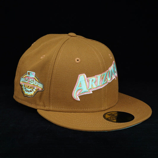 Script Arizona Diamondbacks 2001 World All Right 7 5/8  Ships Fast 🚚💨