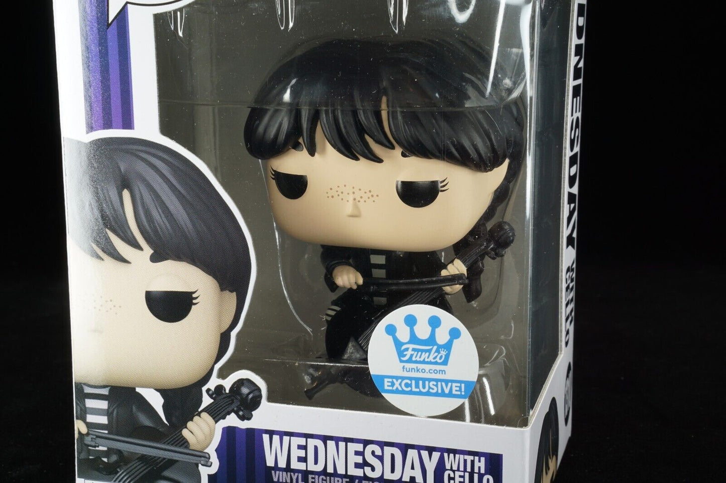 Funko Pop Wednesday Addams With Cello Netflix Funko Shop Exclusive-IN HAND 🚚💨