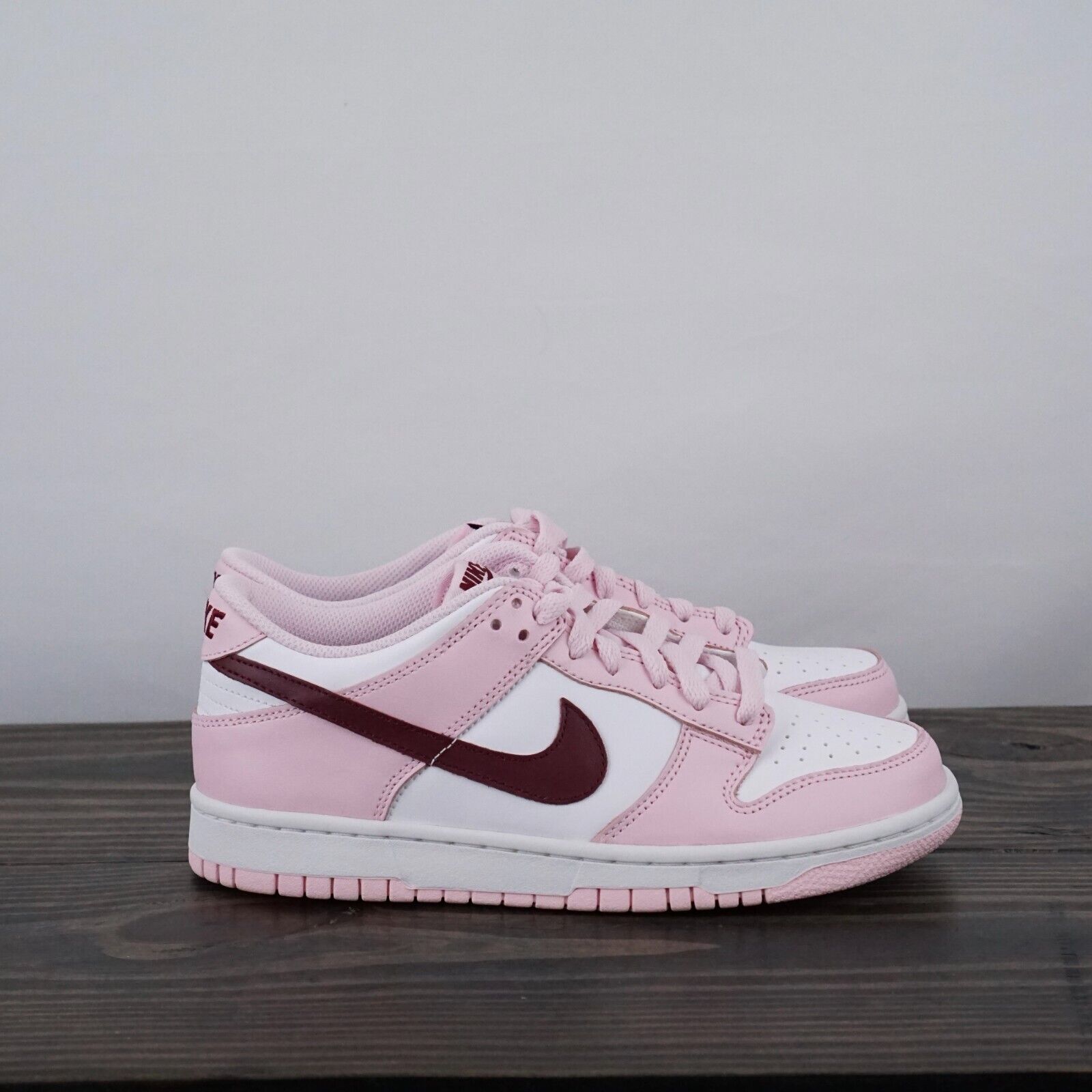 Nike Dunk Low GS Pink Foam Red White CW1590-601 ✅ Trusted Seller