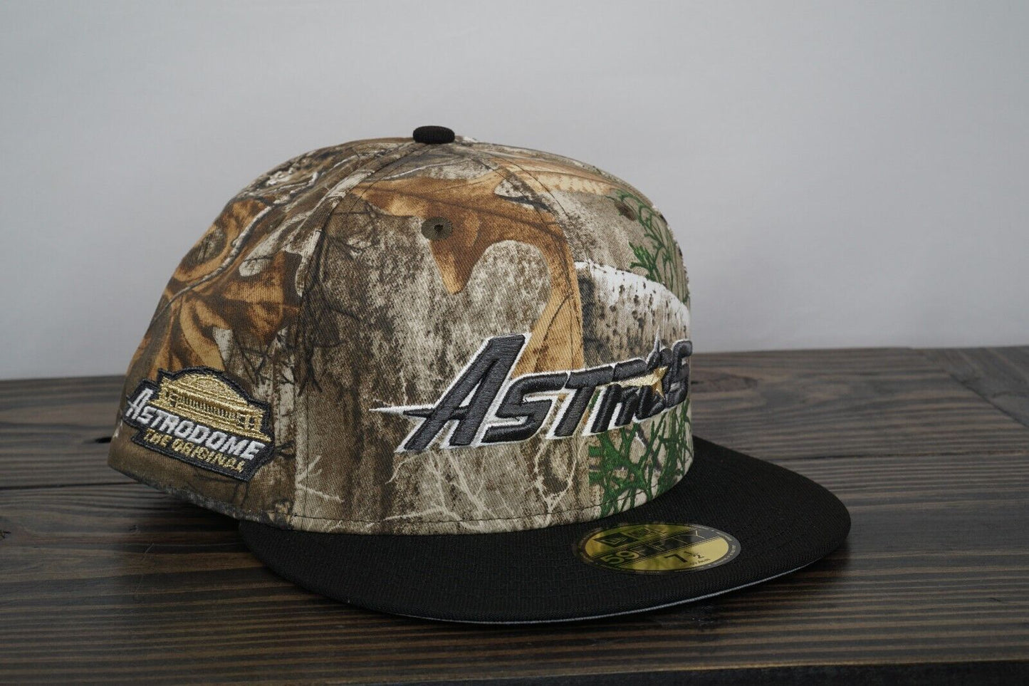 Houston Astros  HangTimeIndy Real Tree Astrodome Fitted (Size 7 1/2) Fast 🚚💨