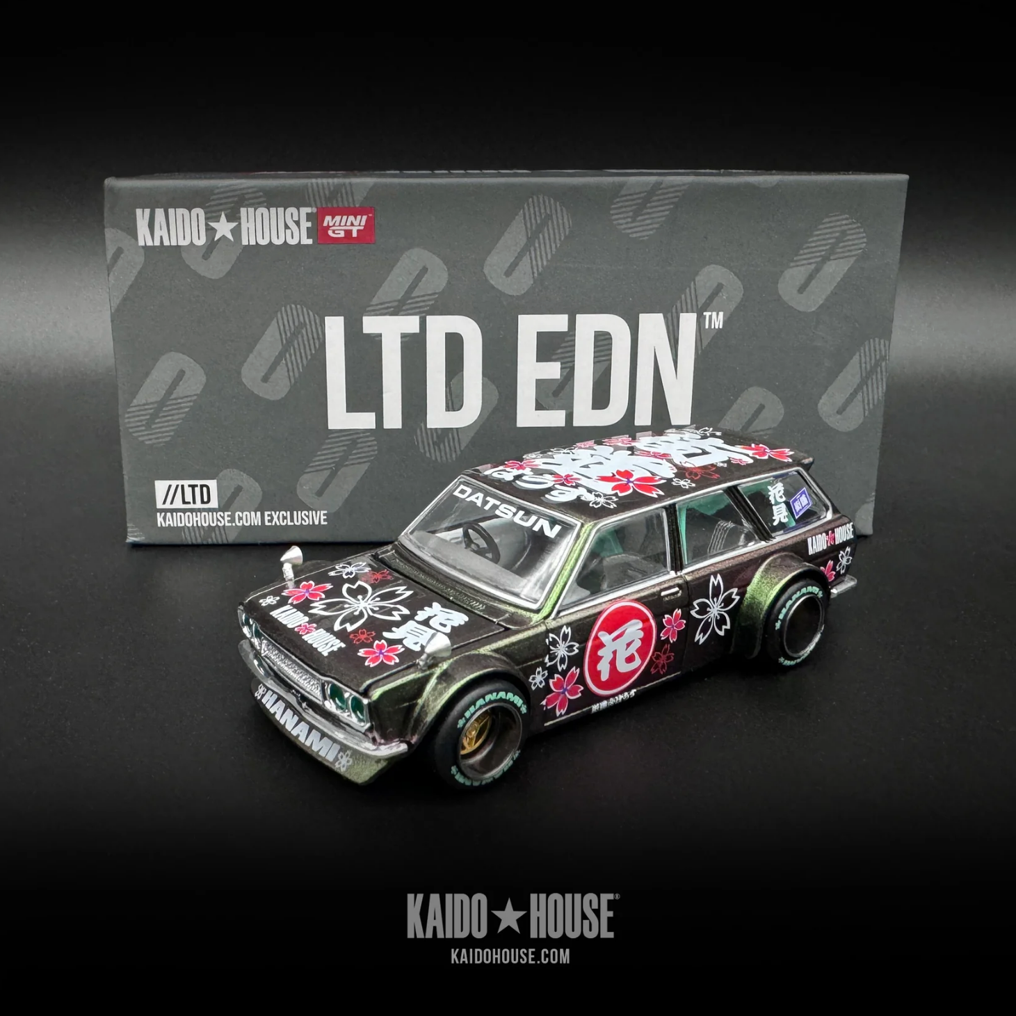 Kaido House Datsun 510 Wagon Hanami LTD EDN Mini GT Die Cast  ✅ Our Feedback