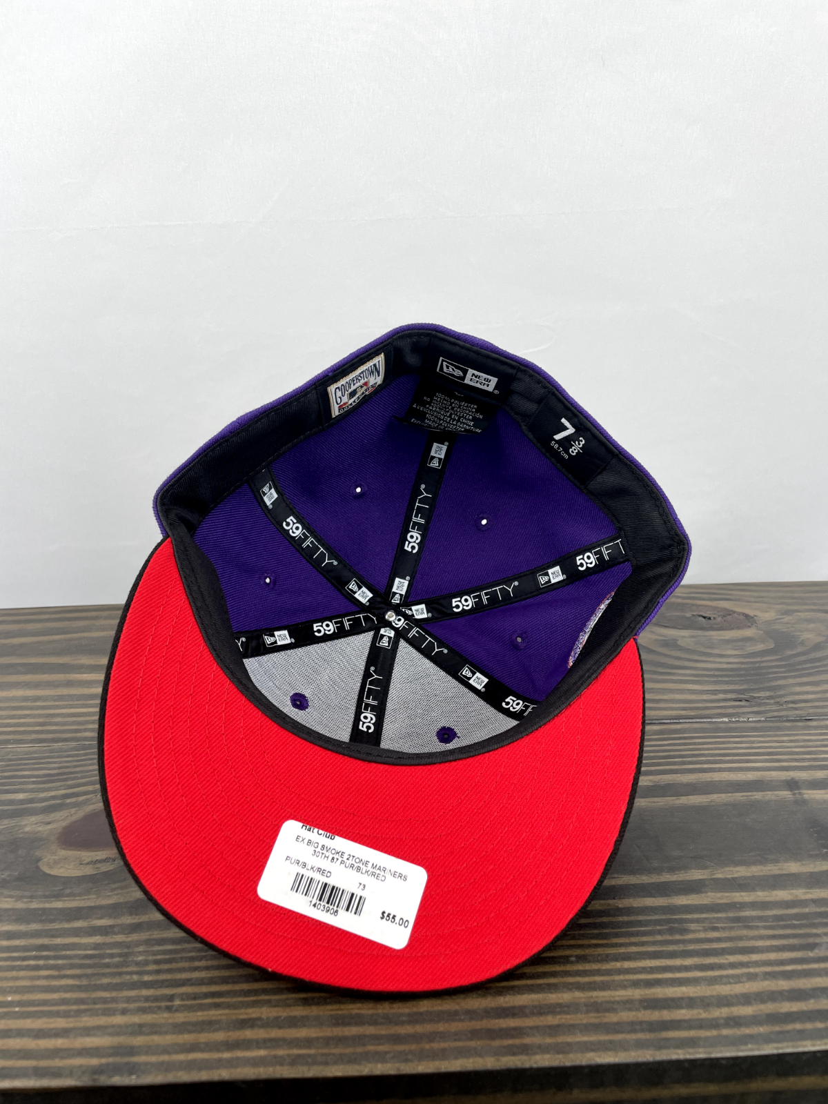 7 3/8 Hatclub T-Dot Seattle Mariners Purple Black Red Two 30th Ships Fast 🚚💨