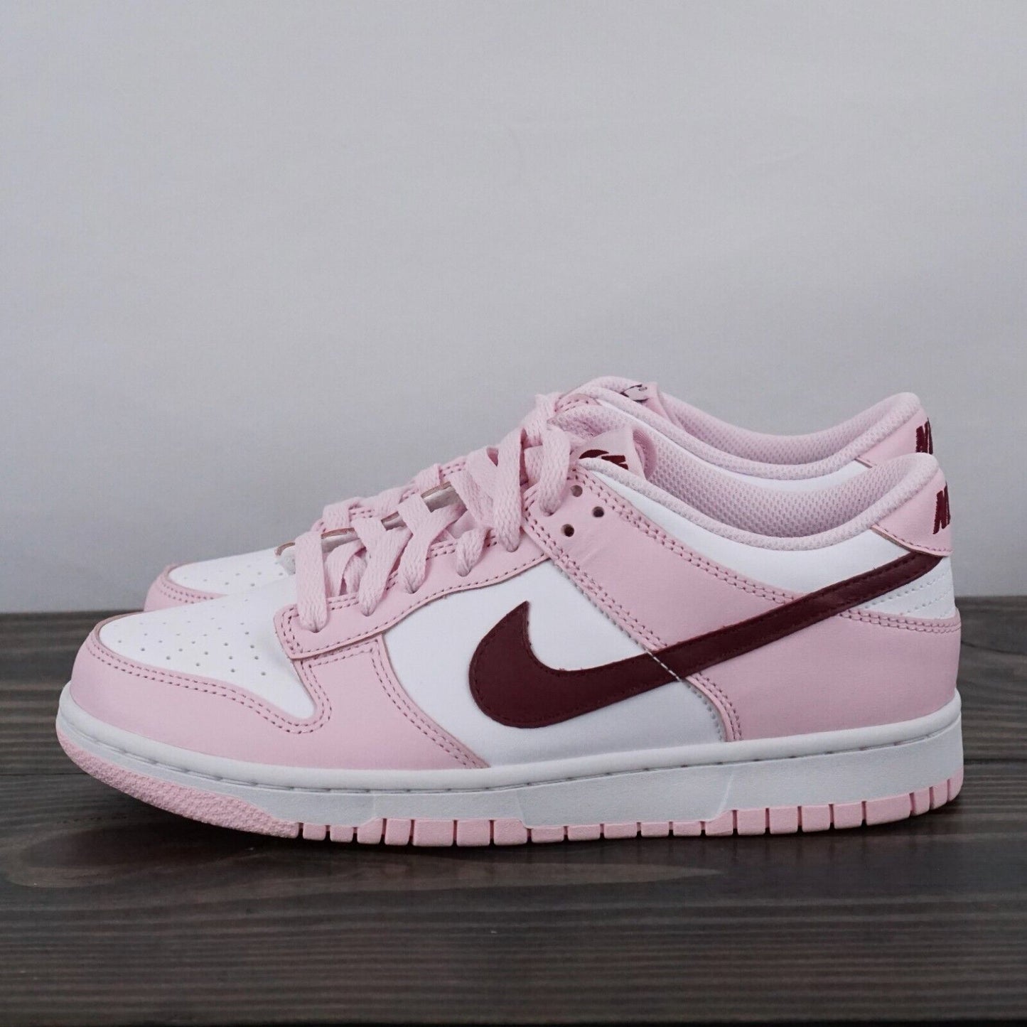 Nike Dunk Low GS Pink Foam Red White CW1590-601 ✅ Trusted Seller