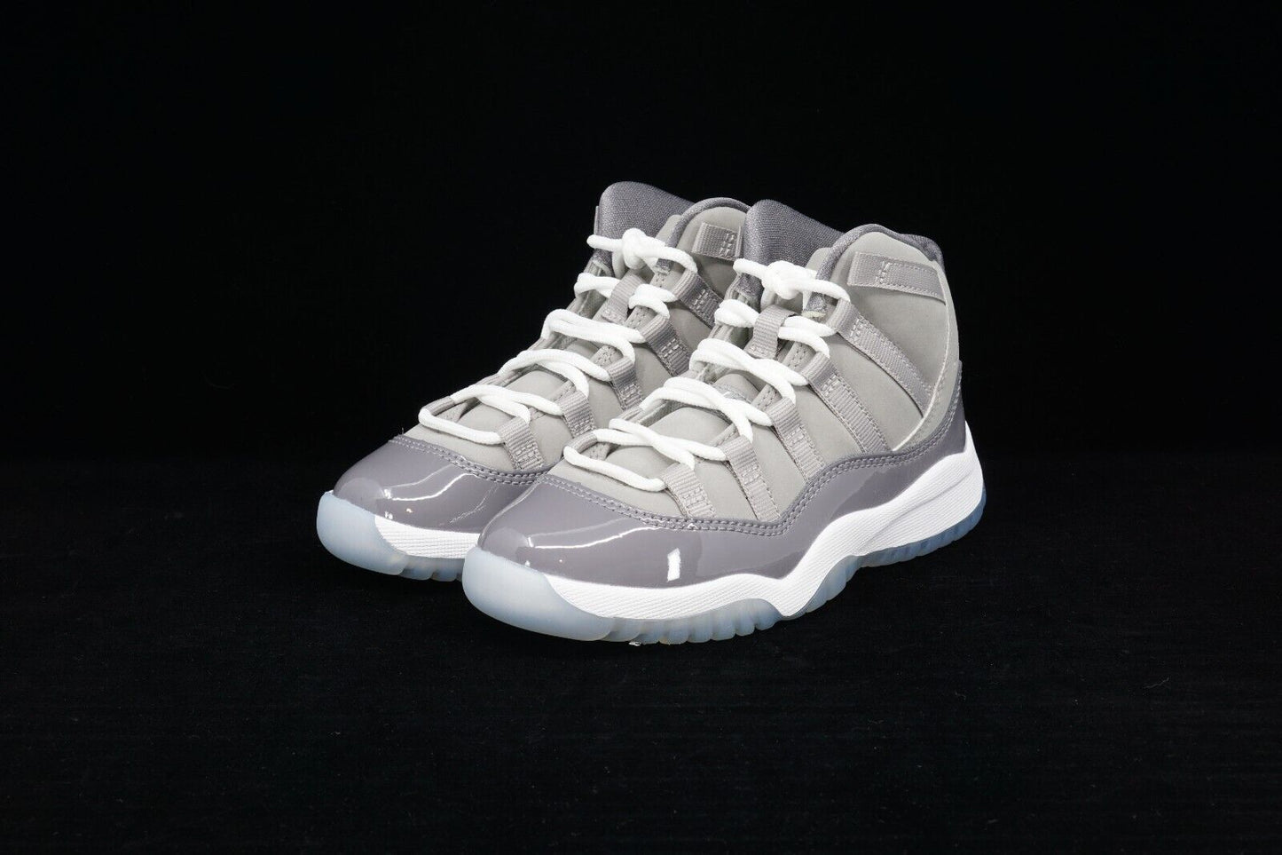 Jordan 11 Retro Cool Grey Pre School Size 12C Kids 378039-005 Basketball Shoes