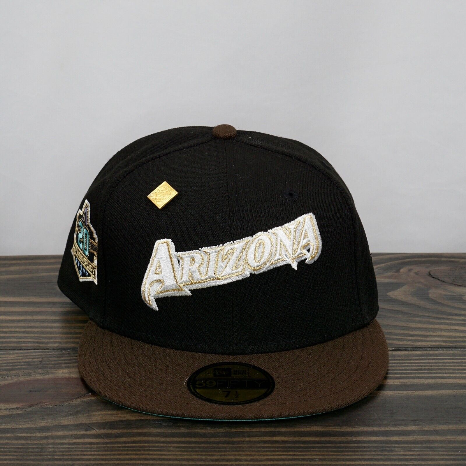 Capsule Hats Arizona Diamondback Script Vintage 20th Anniv. 7 1/2 Fast 🚚💨