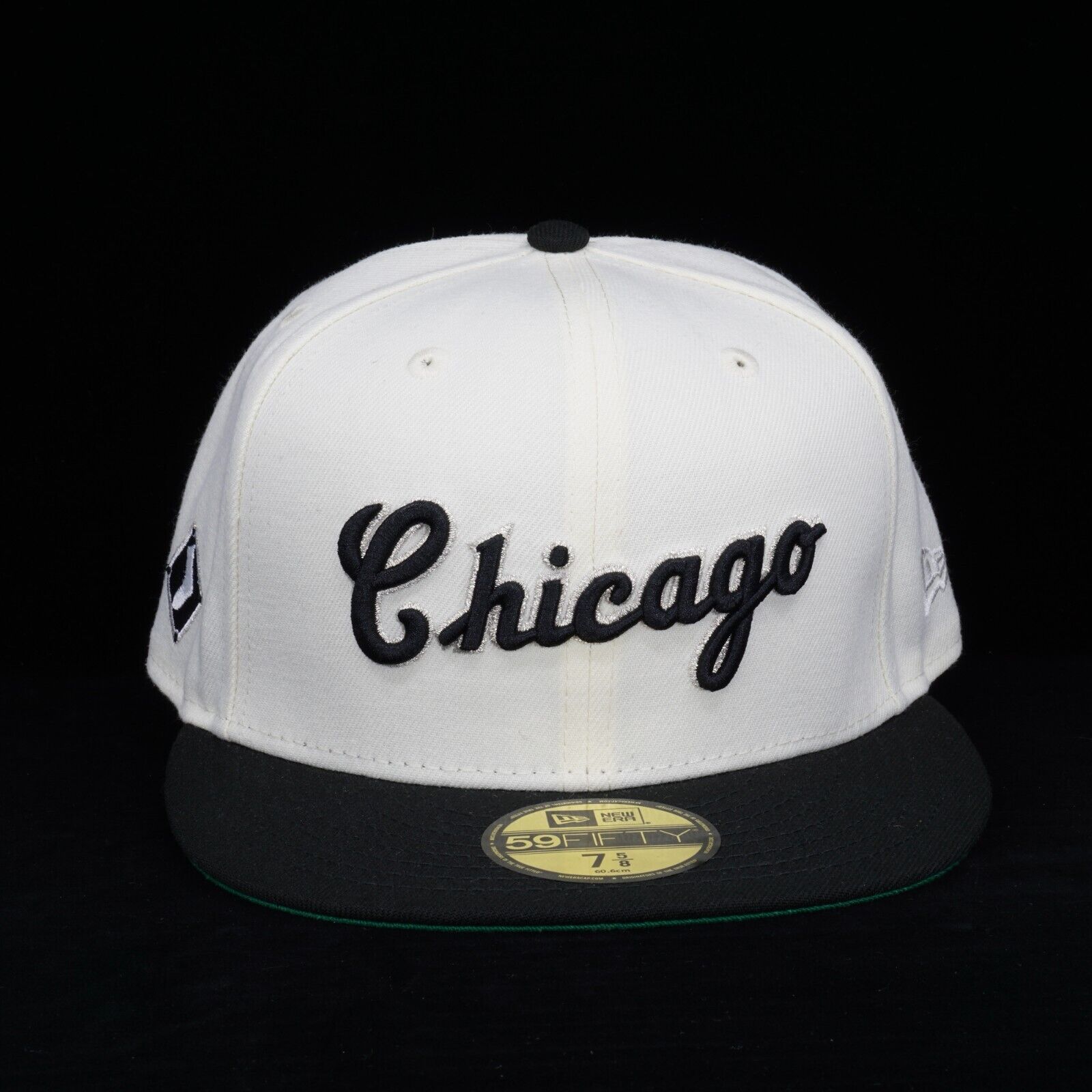 Burdeens Chicago White Sox 59fifty Script Clean Frank  7 5/8 Ships Fast 🚚💨