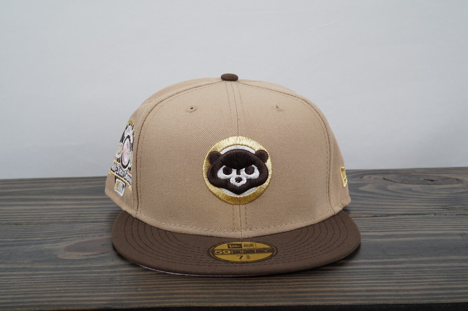 Clark Street Chicago Cubs 7 5/8  59fifty Hat Camel Walnut Pink UV Fast 🚚💨