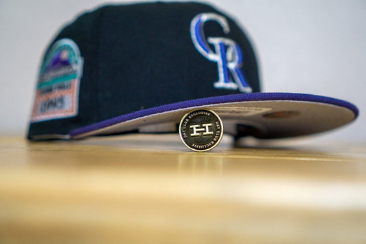 Colorado Rockies Fitted Hat Club Exclusive TwoTone 59fifty Inaugural Size 7 1/2