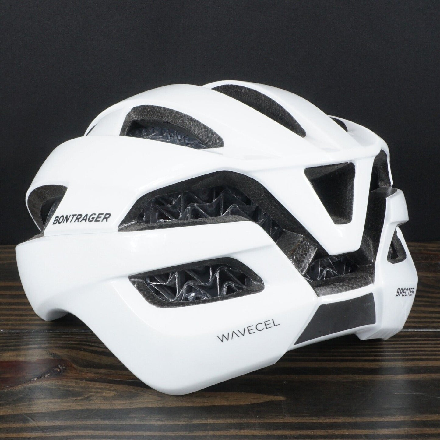 Women’s Bontrager Specter WaveCel Helmet Size Medium USA Trek Cycling White Used