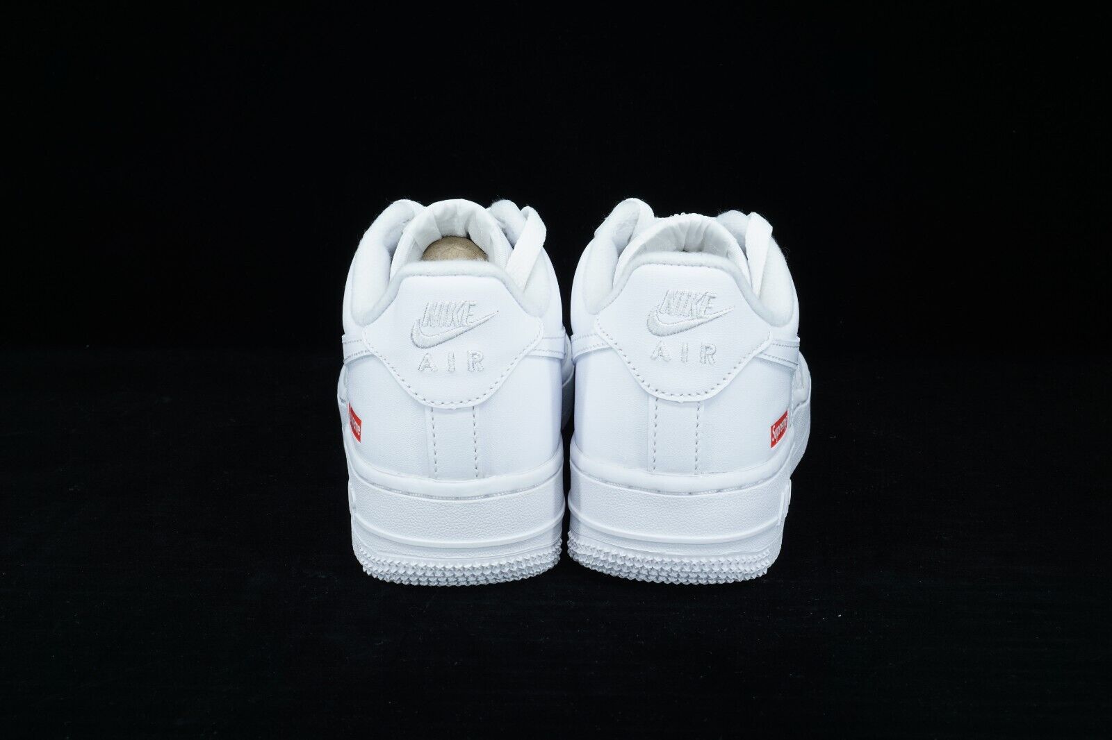 Supreme Air Force 1 White CU9225100 Nike Red Logo Mens Shoe