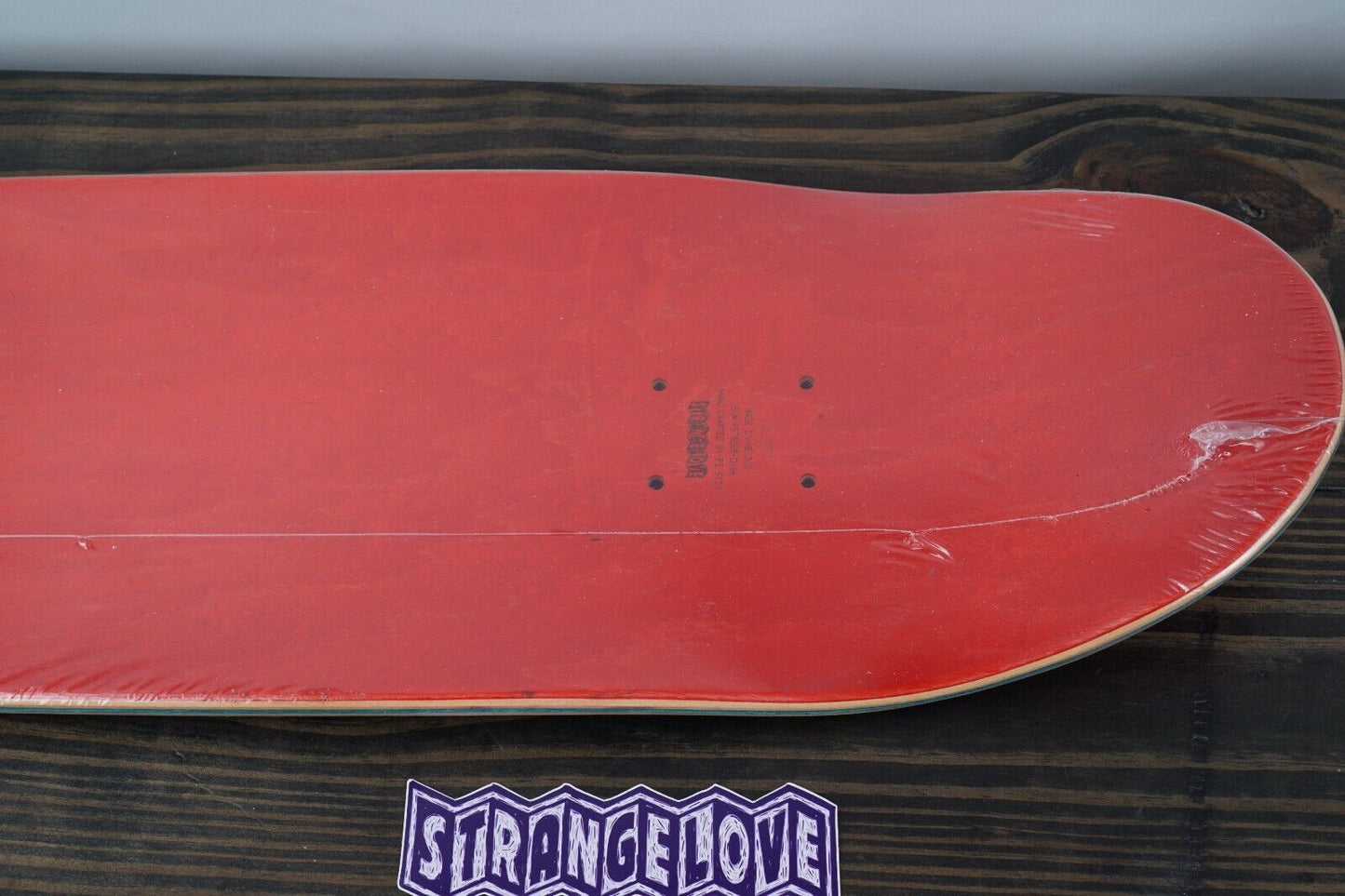 Skateboard Strange Love Goth Puppet Glow Red Sean Cliver 8.875 Deck Hand Screen