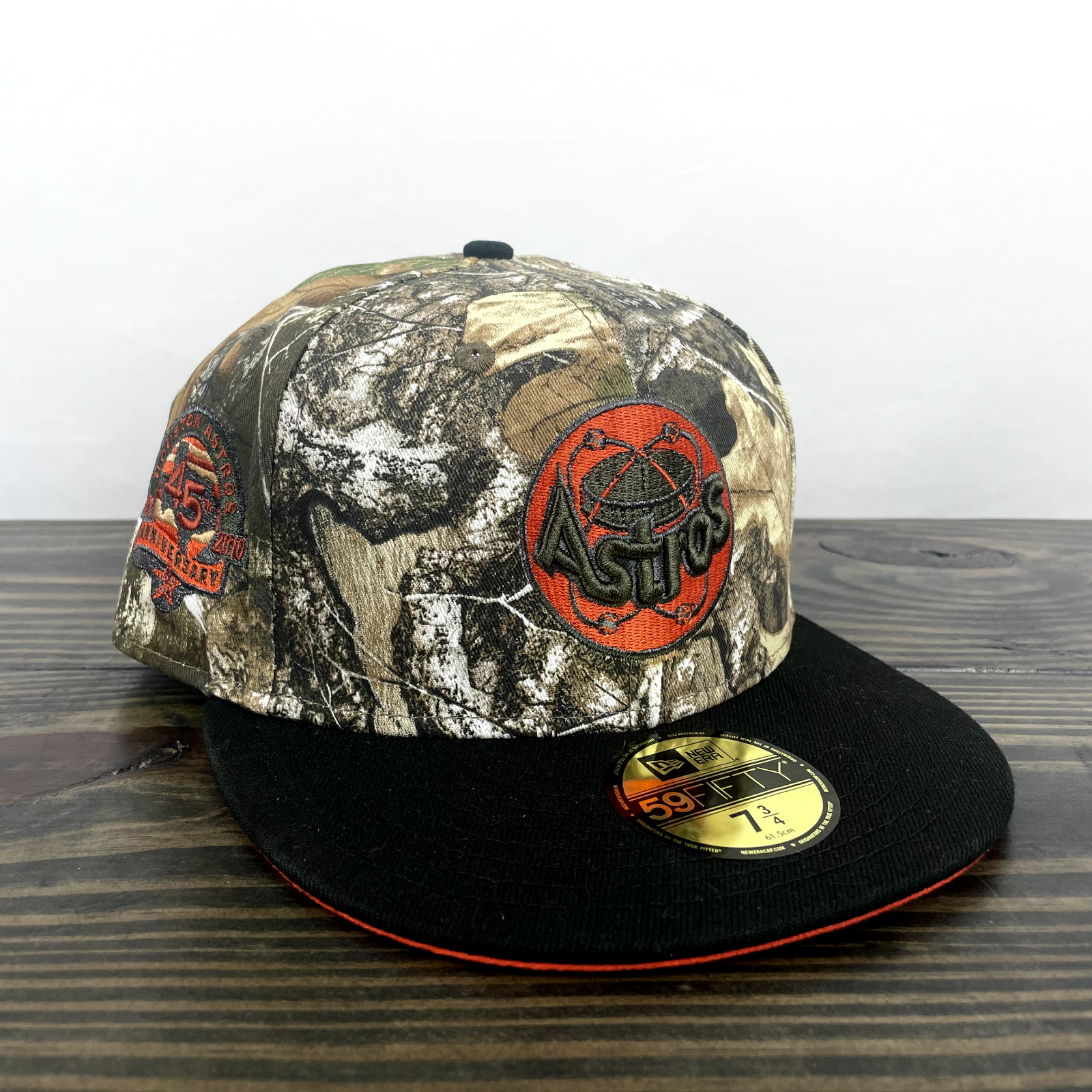 7 3/4Houston Astros Real Tree 45th Anniversary Hat Buttafly Ships Fast 🚚💨