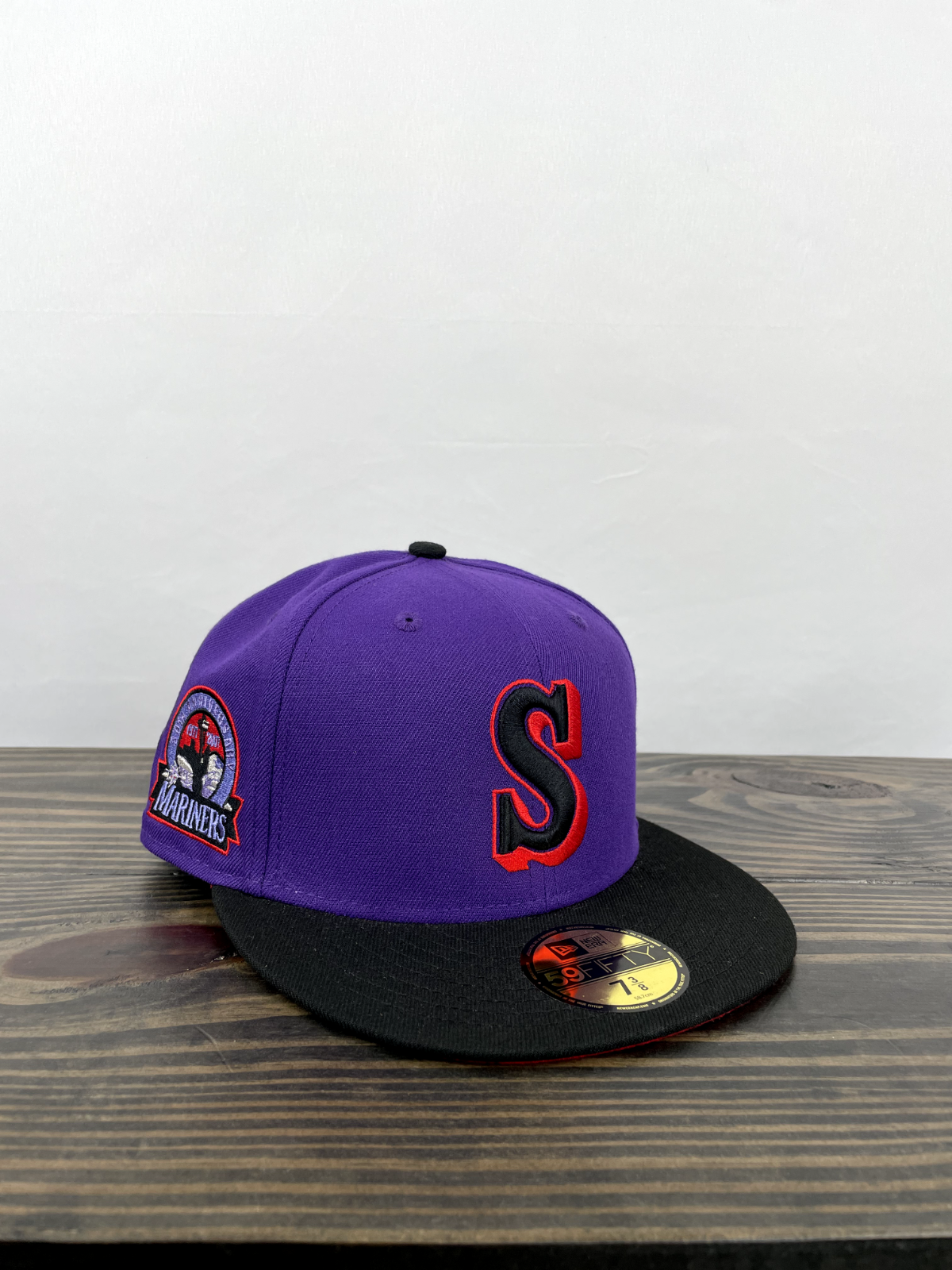 7 3/8 Hatclub T-Dot Seattle Mariners Purple Black Red Two 30th Ships Fast 🚚💨