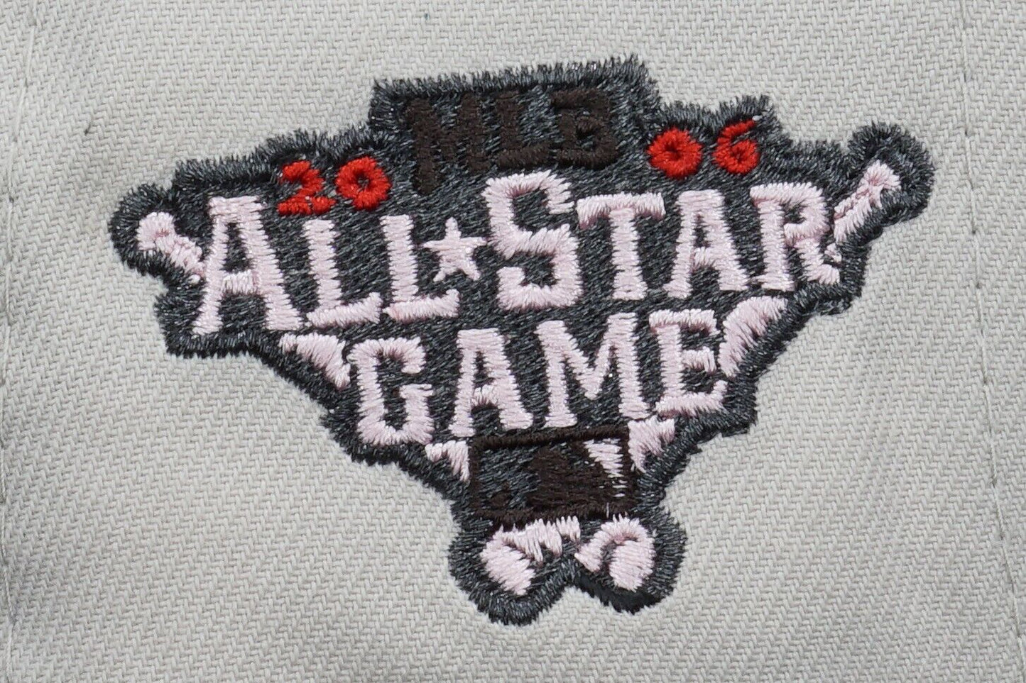 Houston Astros Fitted Hat E-Cap City 2006 ASG Patch New Era 59fifty Size 7 5/8