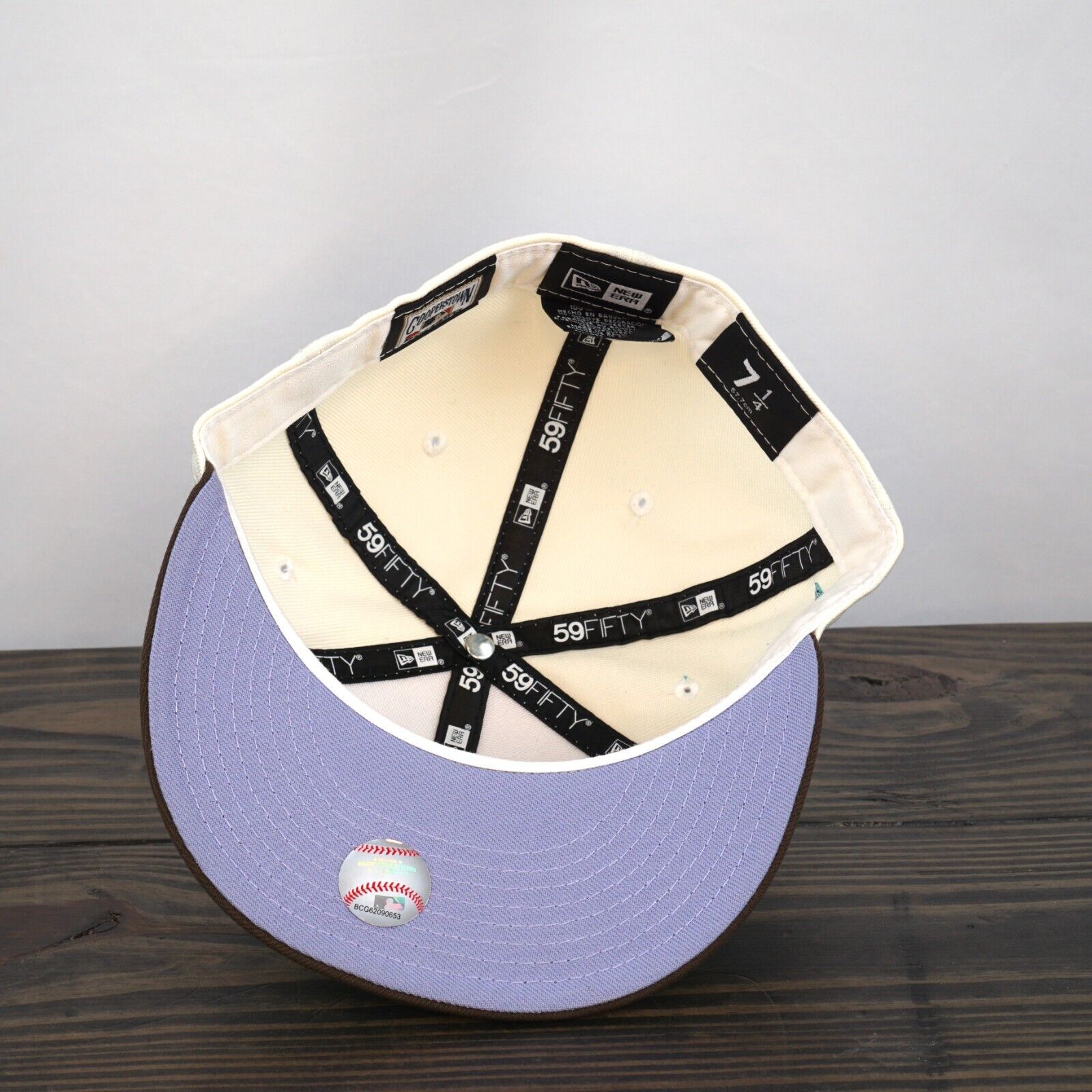 Off White San Diego Padres Black Visor Lavender Bottom 1978 ASG 7 1/4 Fast 🚚💨