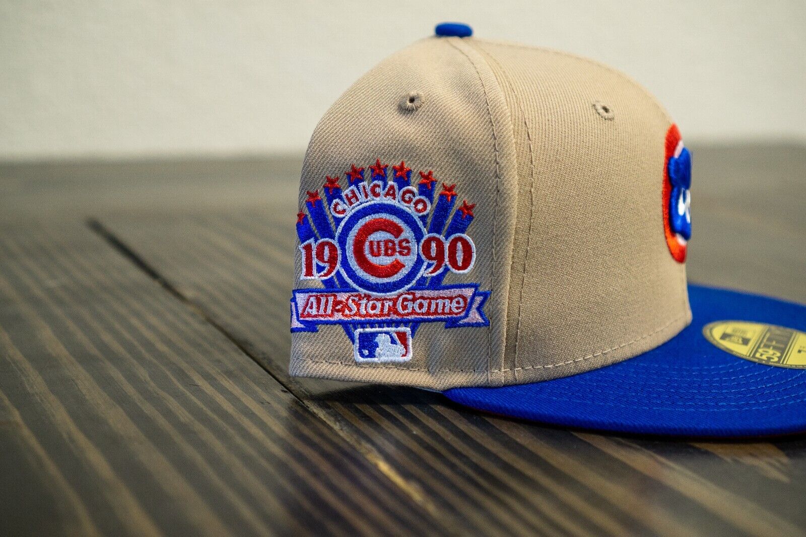 Exclusive Fitted Chicago Cubs Oatmeal 1990 ASG Two Tone 7 5/8 SHIPS FAST 🚚💨💨