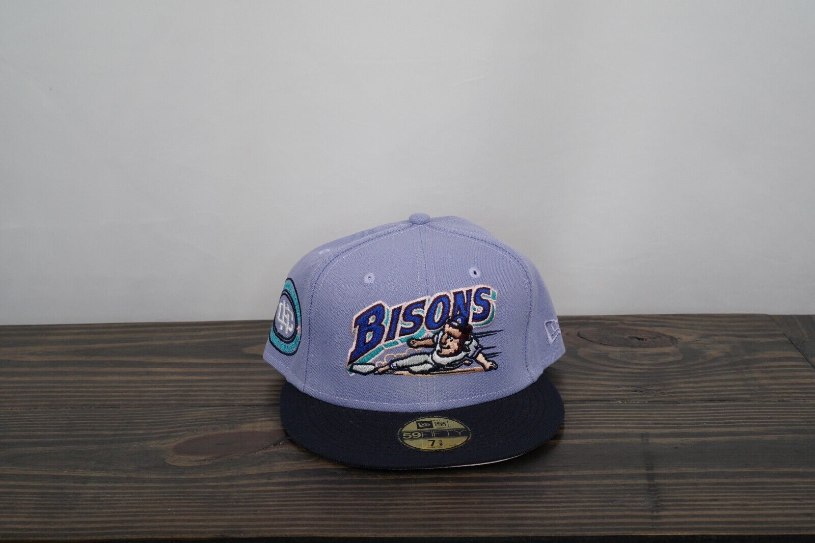 Sports World 165 🔥Buffalo Bisons🔥 Blue Orchid 2 59fifty 7 3/8 SHIPS FAST 🚚💨