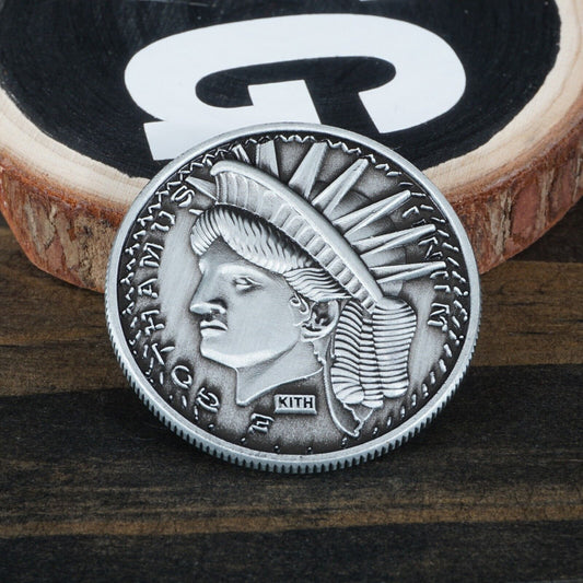 Batman X Kith 85th Anniversary Harvey Dent Two Face Coin ✅ Trusted Seller