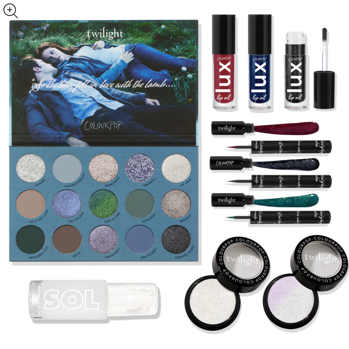 Colourpop x Twilight Full Makeup Collection - 10 item Set (In-Hand)