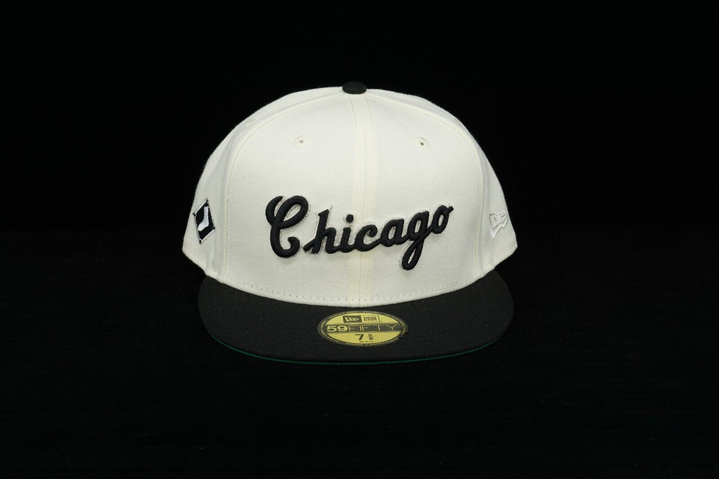 Burdeens Chicago White Sox 59fifty Script Clean Frank  7 5/8 Ships Fast 🚚💨