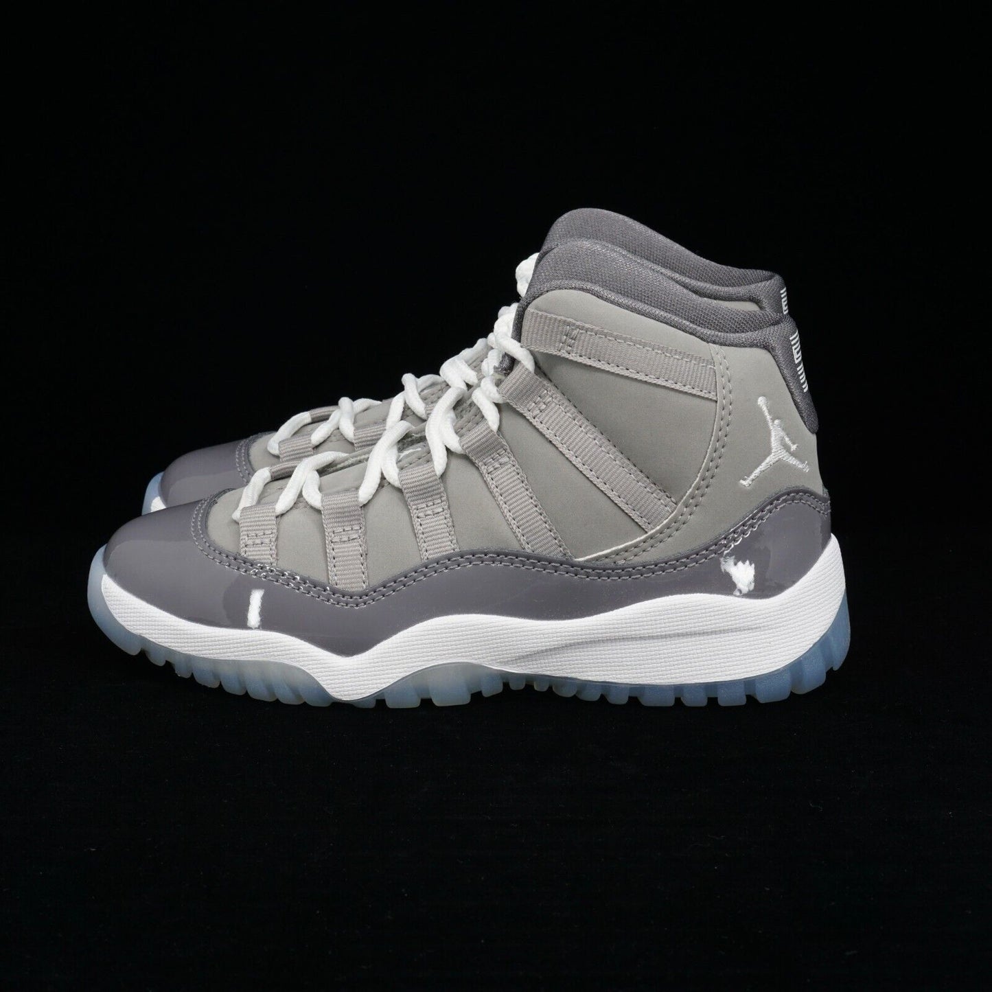 Jordan 11 Retro Cool Grey Pre School Size 12C Kids 378039-005 Basketball Shoes