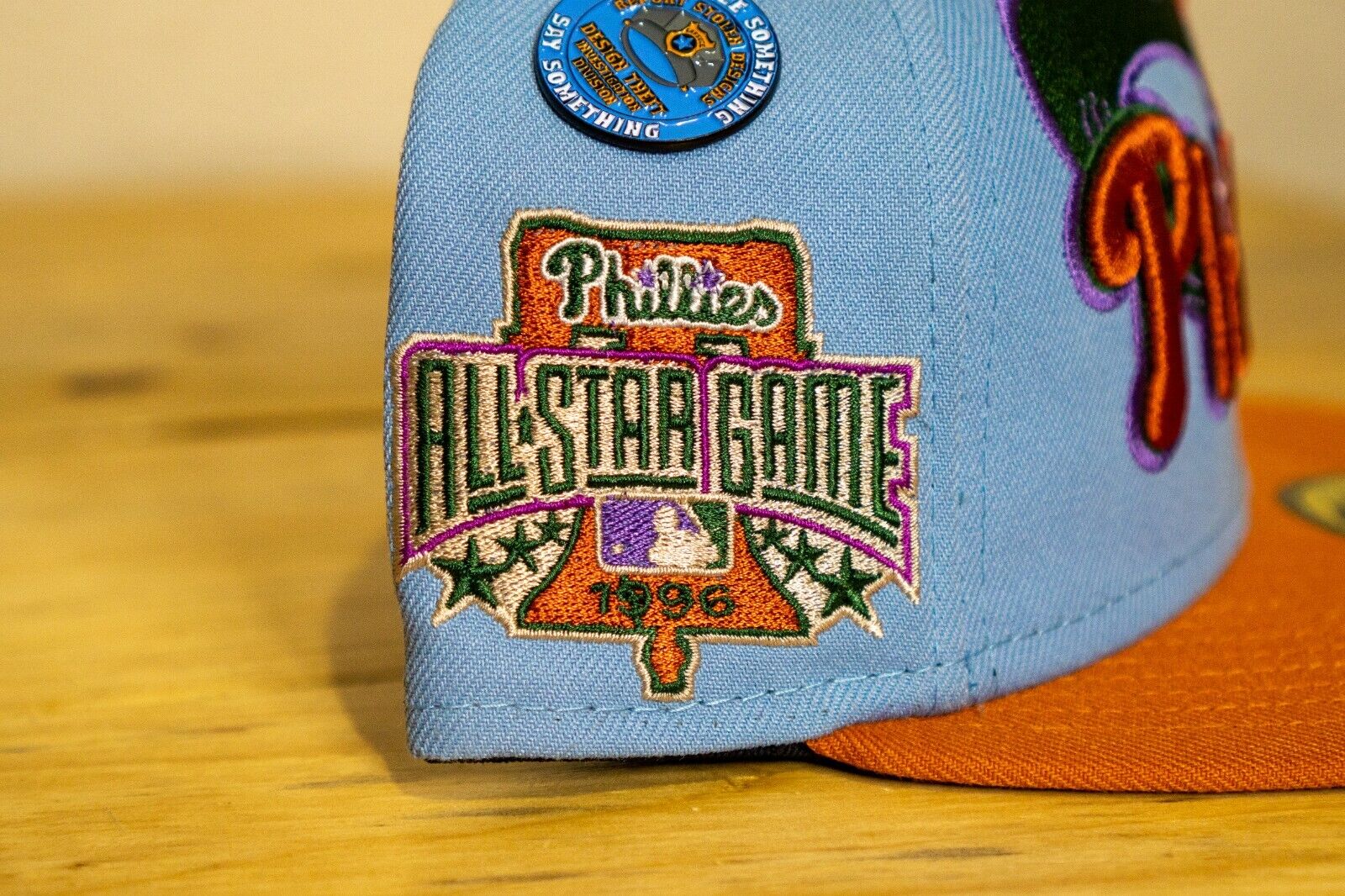 Phillies Capsule Fitted Hat 1996 ASG Anti-Theft Philadelphia 59fifty Size 7 1/8