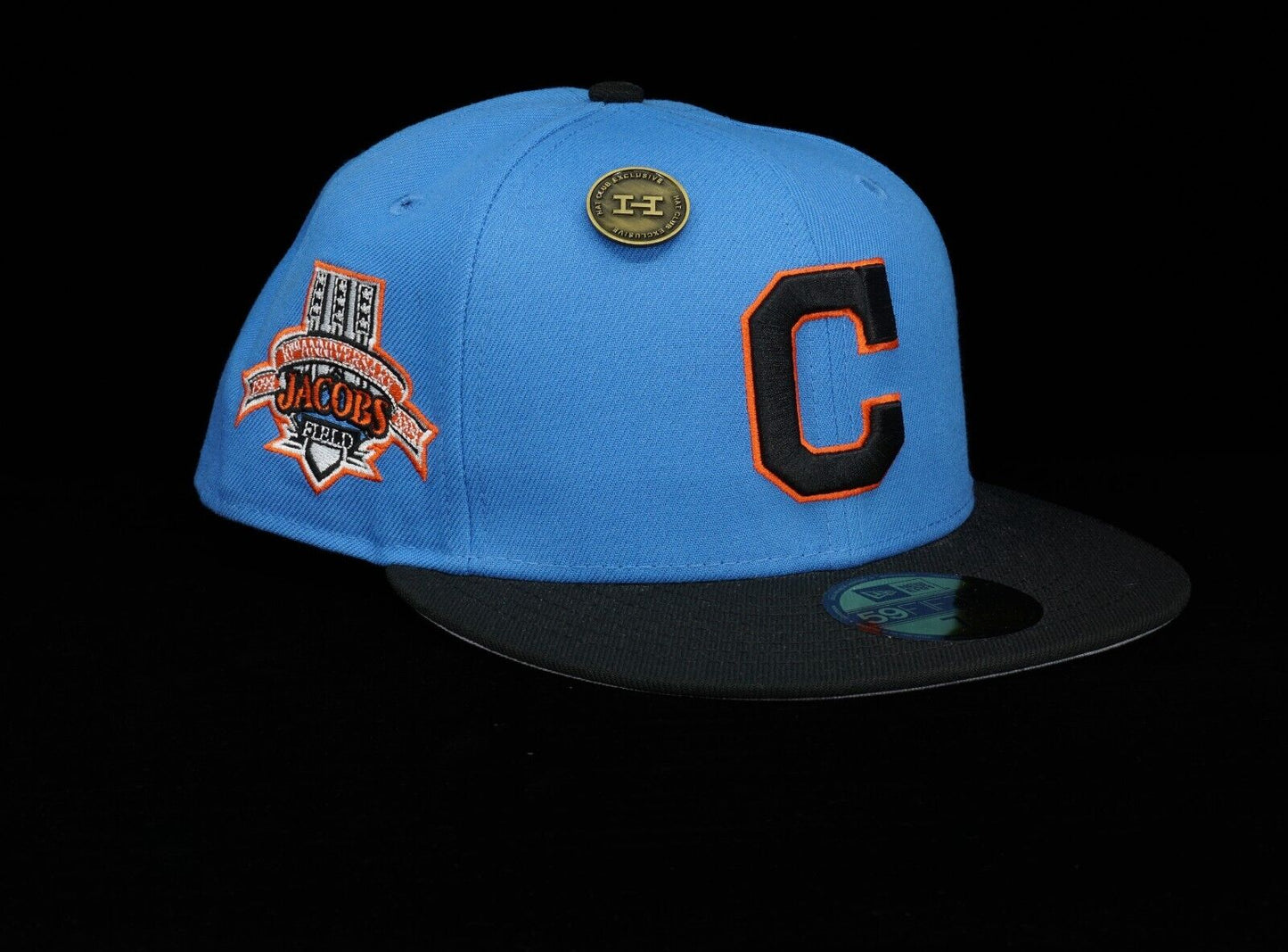 Hat Club Cleveland Indians Jacobs Field Patch 59FIFTY 7 5/8 Ships Fast 🚚💨