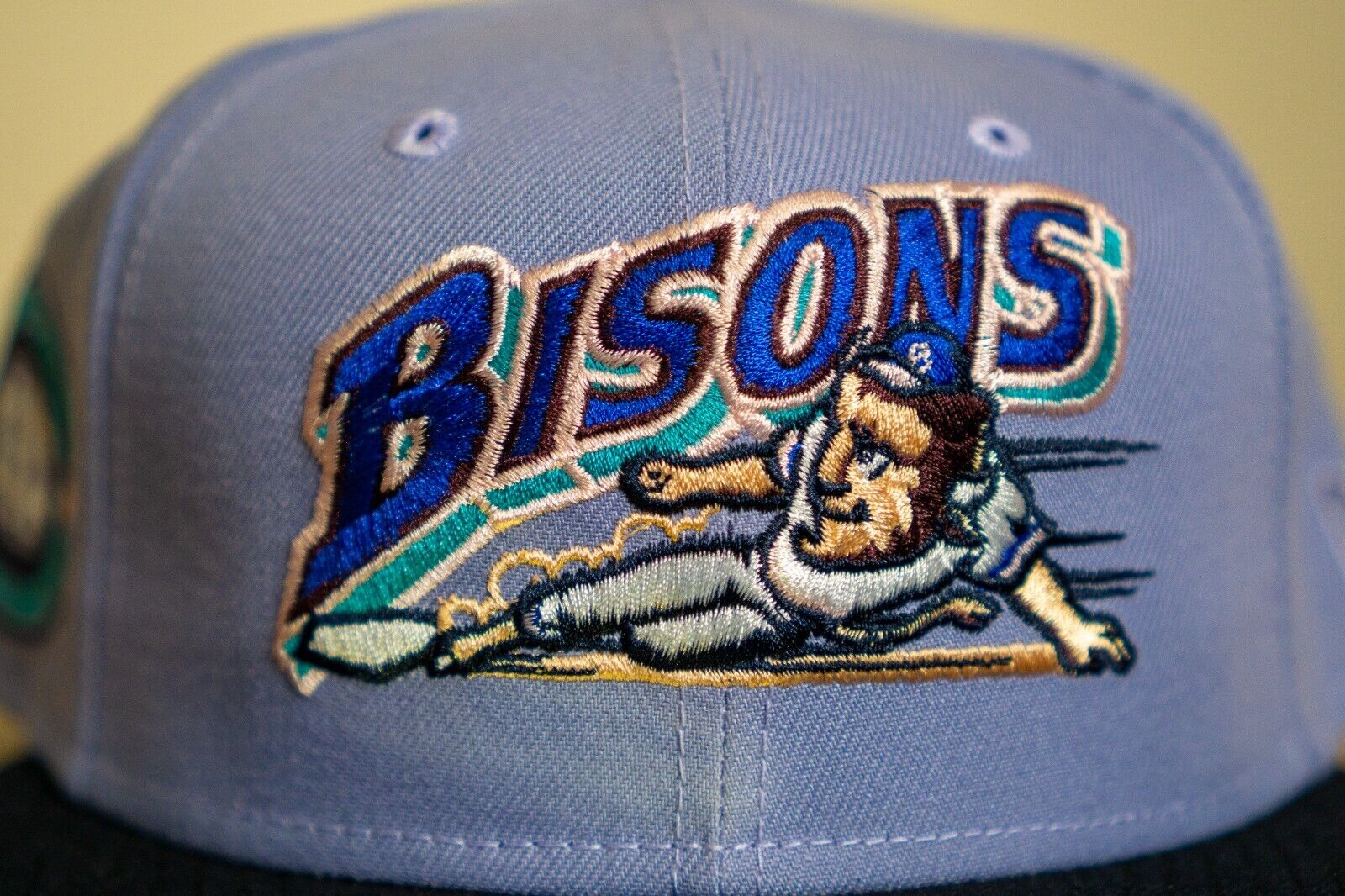 Sports World 165 🔥Buffalo Bisons🔥 Blue Orchid 2 59fifty 7 1/2 SHIPS FAST 🚚💨