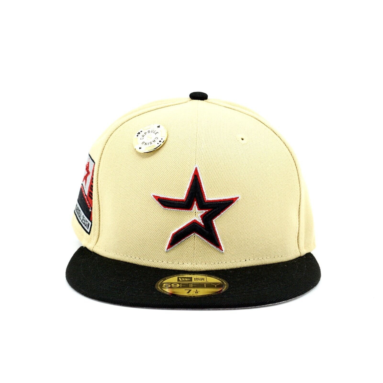 7 1/8 CAPSULE VEGAS Houston Astros 59FIFTY Fitted Hat  Ships Fast 🚚💨