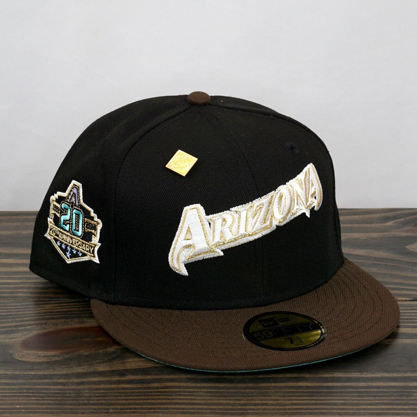 Capsule Hats Arizona Diamondback Script Vintage 20th Anniv. 7 1/2 Fast 🚚💨