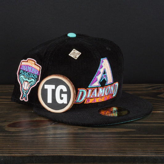 Capsule Arizona Diamondbacks Corduroy New Era 59Fifty Size 7 5/8 🚚💨