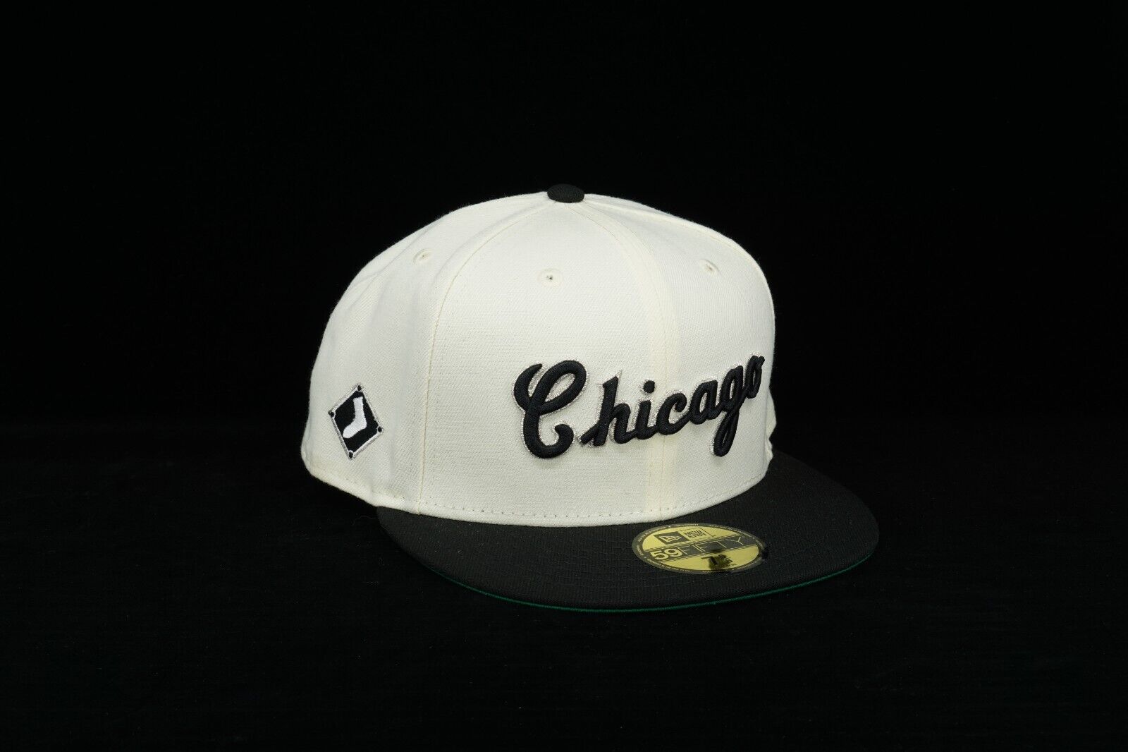 Burdeens Chicago White Sox 59fifty Script Clean Frank  7 5/8 Ships Fast 🚚💨