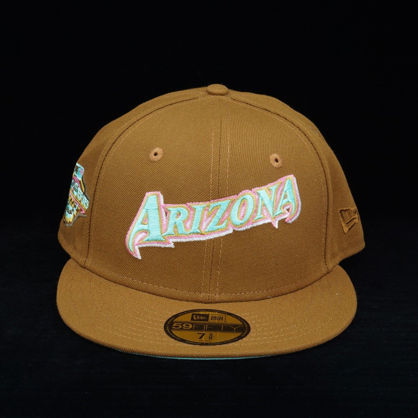 Script Arizona Diamondbacks 2001 World All Right 7 5/8  Ships Fast 🚚💨