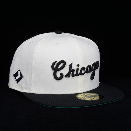 Burdeens Chicago White Sox 59fifty Script Clean Frank  7 5/8 Ships Fast 🚚💨